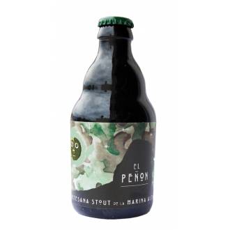 CERVEZA EL PEÑON. NEGRA BRITISH STOUT. CON CACAO